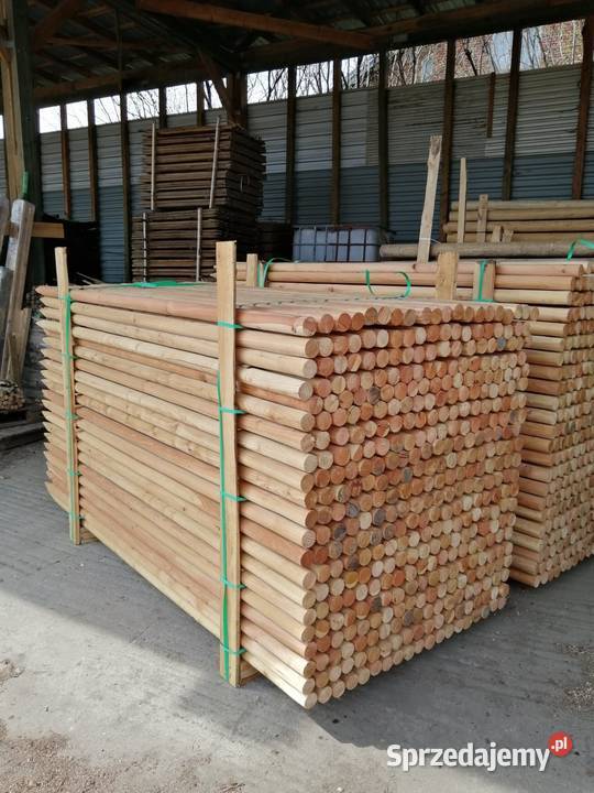 paliki do stabilizacji drzewek fi6x250 łączniki Słupki Wolbrom