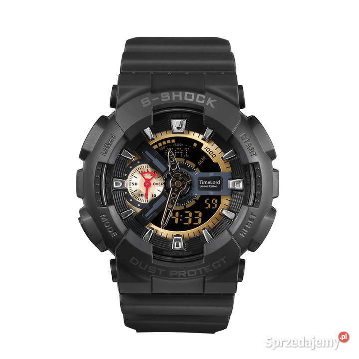 Zegarek elektroniczno analogowy GSHOCK złoty Unisex mazowieckie