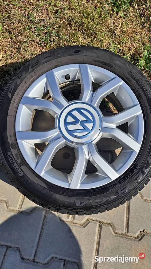 Alufelgi VW UP 15 kpl śrub opony letnie Opony i felgi Kielce sprzedam