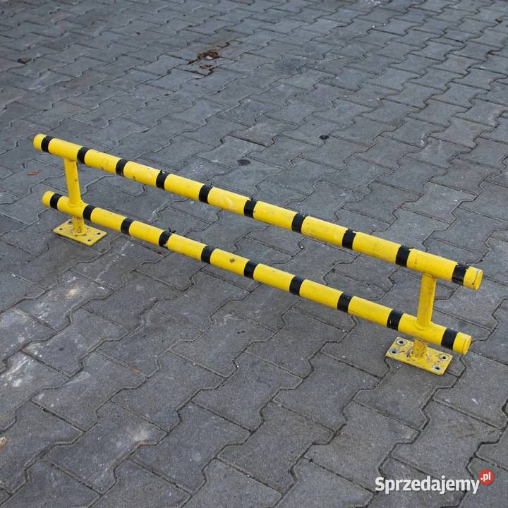 Barierka Ochronna Stalowa z Poprzeczką Odbojnica Chmielów