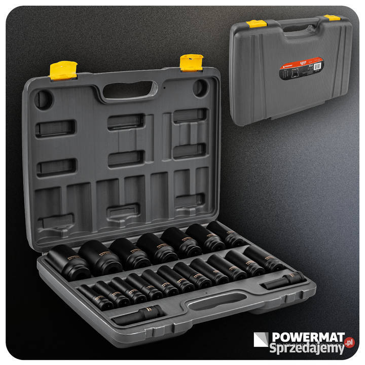 zestaw nasadek udarowych do kluczy 1038mm hex 20 śląskie