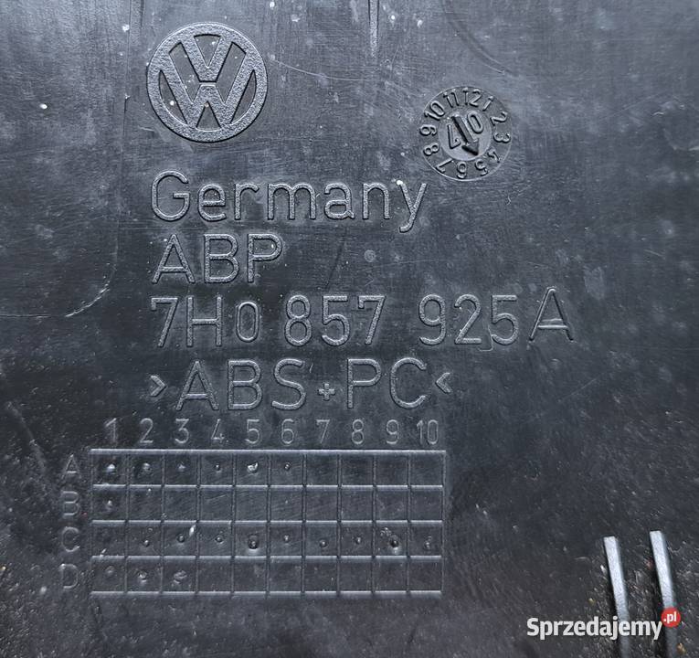 Panel przełącznik awaryjnych schowek półka VW dolnośląskie Mielęcin sprzedam