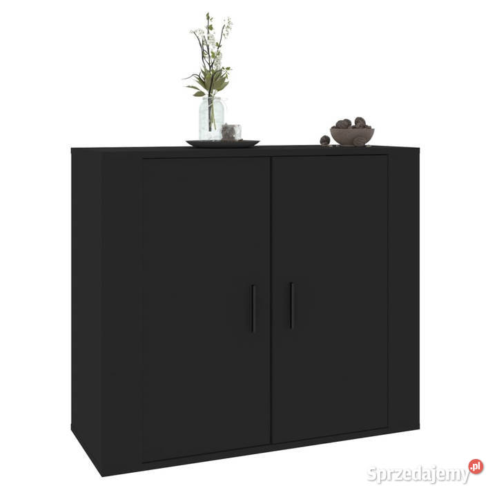 Szafka czarna 80x33x70 materiał drewnopochodny mazowieckie Warszawa
