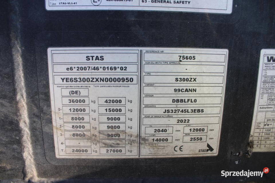 Naczepa Ruchoma klepka Stas 90m4 więcej niż 2 Pozostałe Warszawa