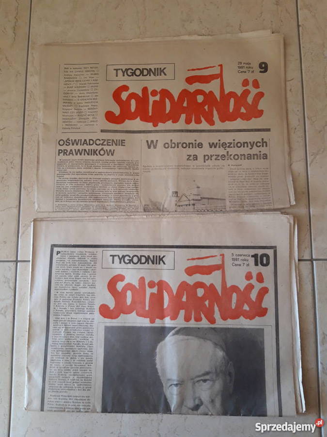 Gazeta solidarność 9 i 10 1981r