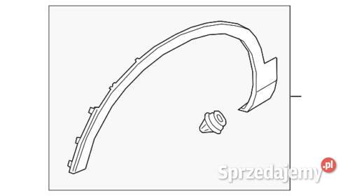 VOLVO C40 XC40 listwa na przedni lewy blotnik Bielany Wrocławskie