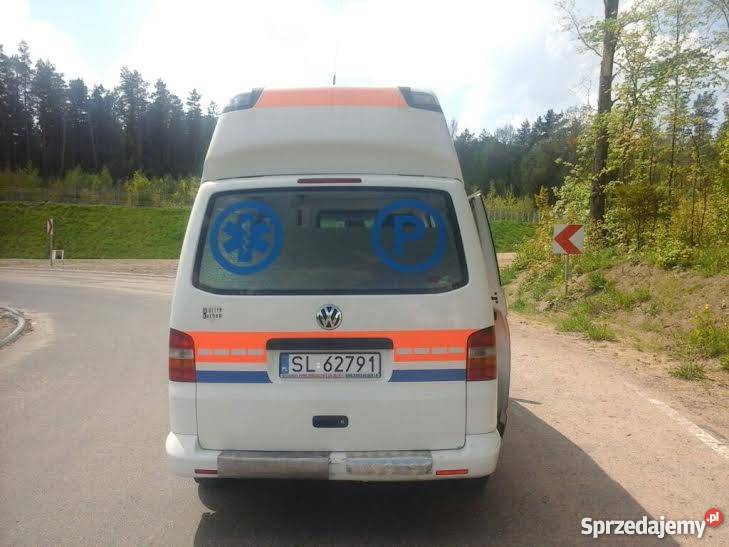 Ambulans karetka Volkswagen t5 transporter nosze Olsztyn sprzedam