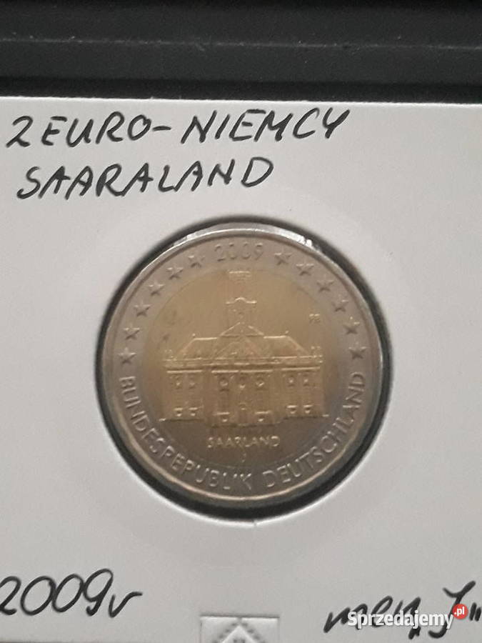 2 Euro Niemcy Saaraland 2009 rmen J Konin