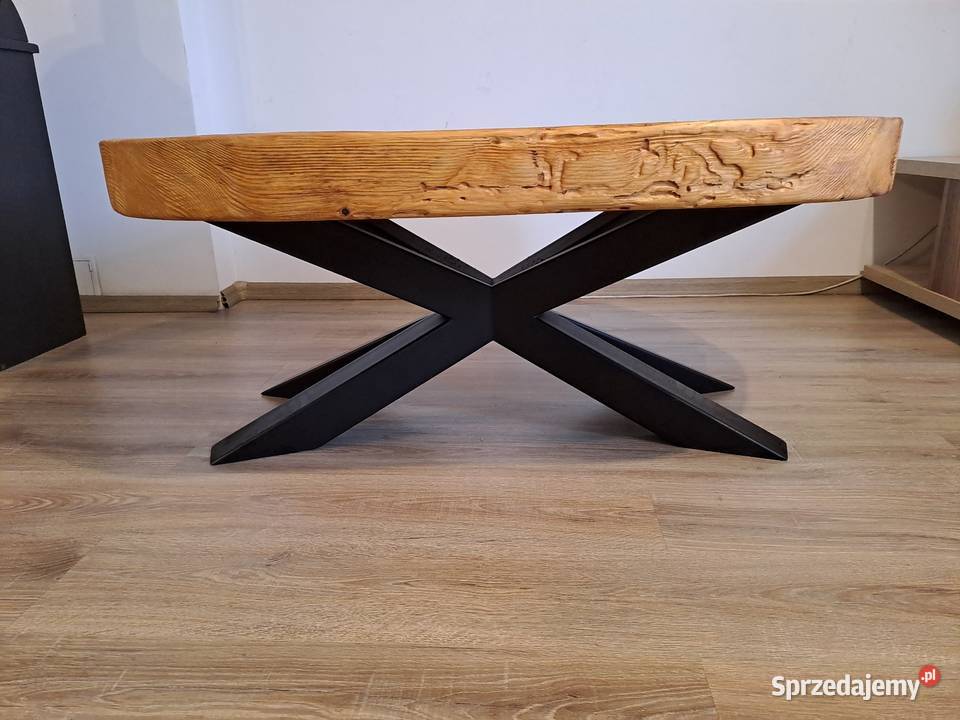 Kawowy stół z starego drewna Sochaczew
