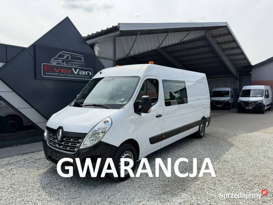 Renault Master L3H2 7 osobowy brygadówka doka 2300cm3 mazowieckie Warszawa
