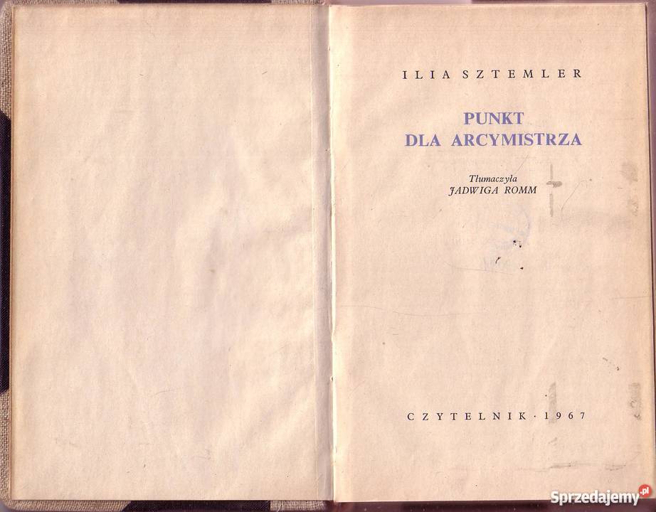 0377 PUNKT ARCYMISTRZA ILIA SZTEMLER Czyrna