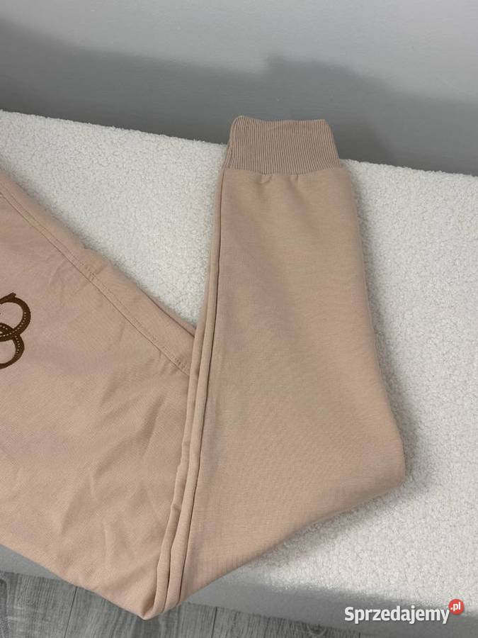 Spodnie damskie beżowe dresowe S M L XL XXL Rozmiar 36(S) Poznań