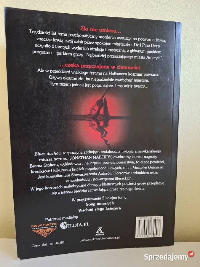 Blues duchów Jonathan Maberry horror thriller Kamienna Góra