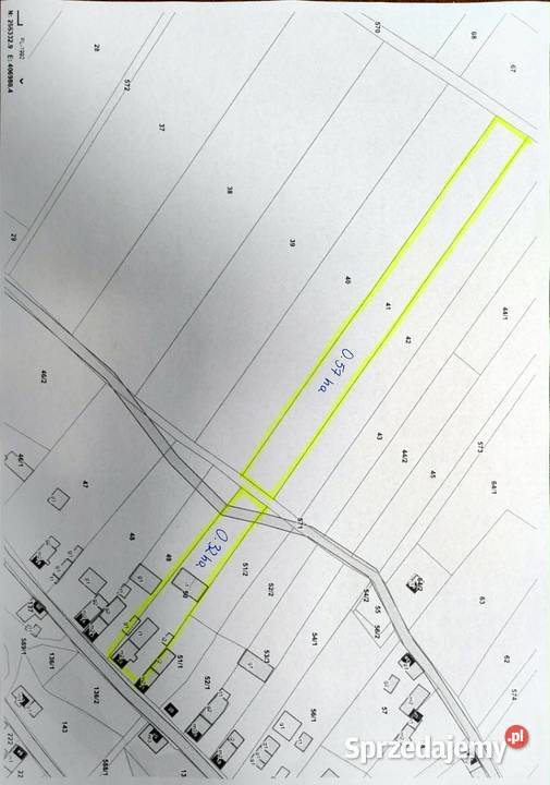 DOM WOLNOSTOJĄCY I POLE Z GRUNTAMI ORNYMI BEZ 120m2