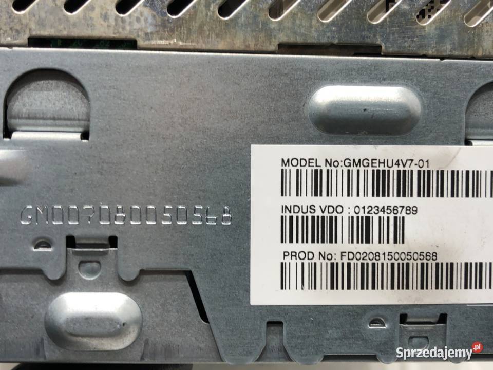 RADIO OPEL VECTRA C 13270679 0309 ODTWARZACZ Wyposażenie wnętrza podkarpackie sprzedam