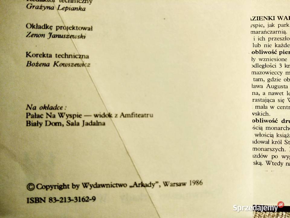 Łazienki Królewskie i ich osobliwości książki Warszawa