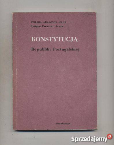 Konstytucja Republiki Portugalskiej Szczecin sprzedam
