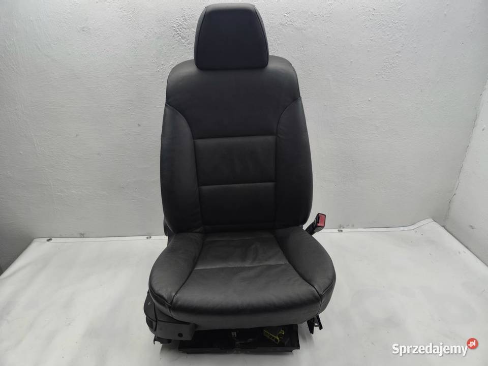 FOTEL PRAWY PRZÓD SKÓRA GRZANY BMW E61 Fotele i kanapy