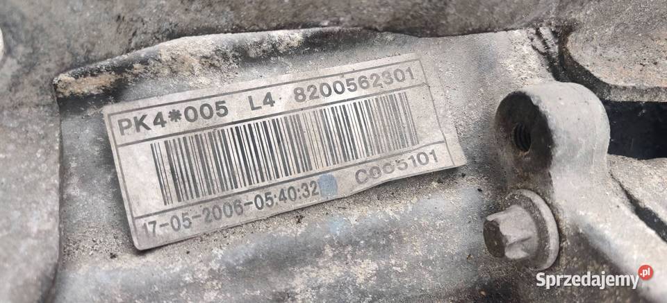 RENAULT ESPACE 4 IV 20 DCI 6BIEGOWA SKRZYNIA Rudziniec