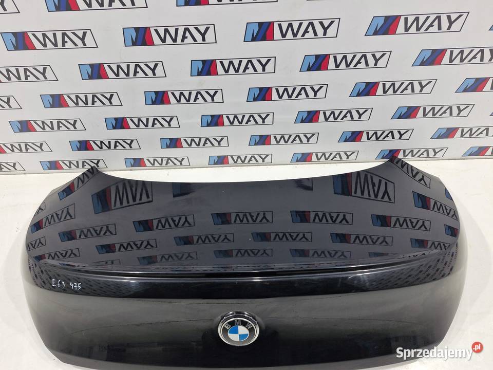 BMW 6 E63 KLAPA BAGAŻNIKA TYŁ TYLNA 475 BLACK dolnośląskie sprzedam