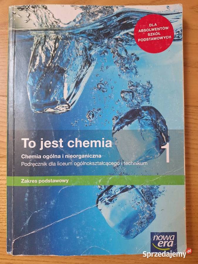 To jest chemia 1 Zakres podstawowy Nowa Era LO Gdańsk
