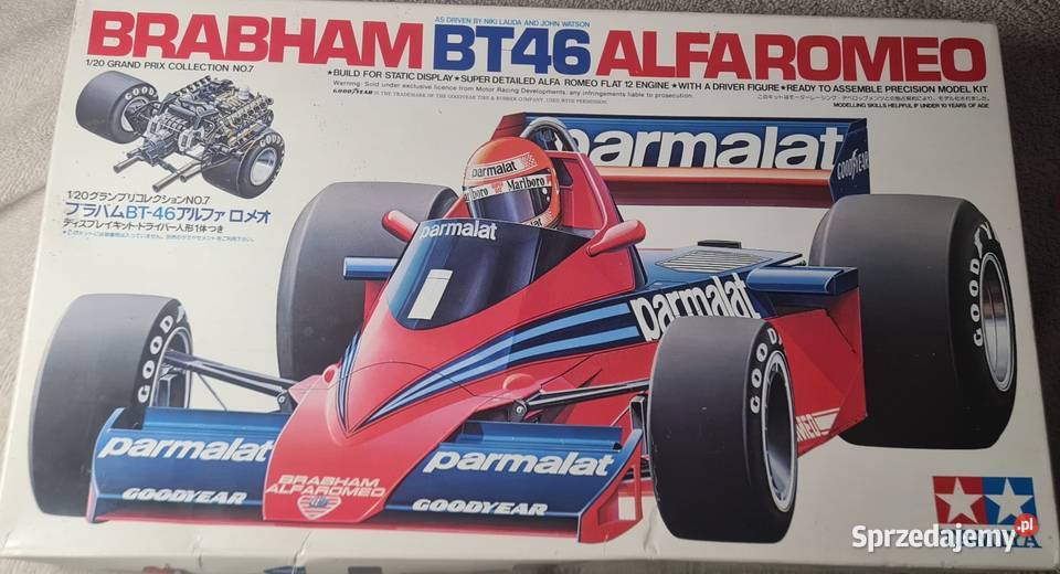 Kapsuła Czasu 1978 Tamiya 120 Brabham BT46 Alfa wielkopolskie Poznań