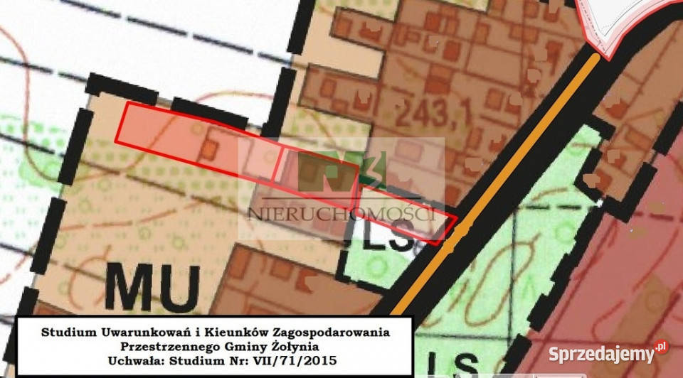 NA SPRZEDAŻ NIERUCHOMOŚĆ W ŻOŁYNI 28m Żołynia