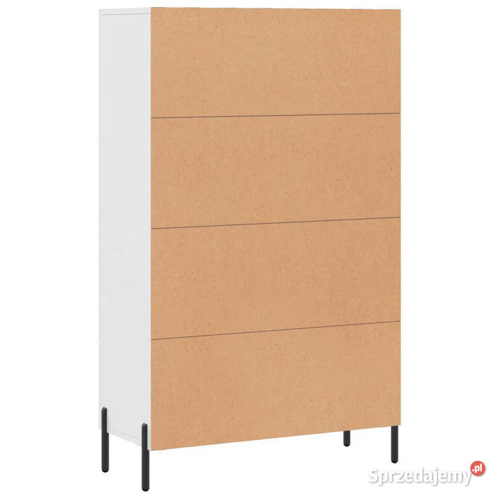 Wysoka szafka biała 695x31x115 materiał Warszawa