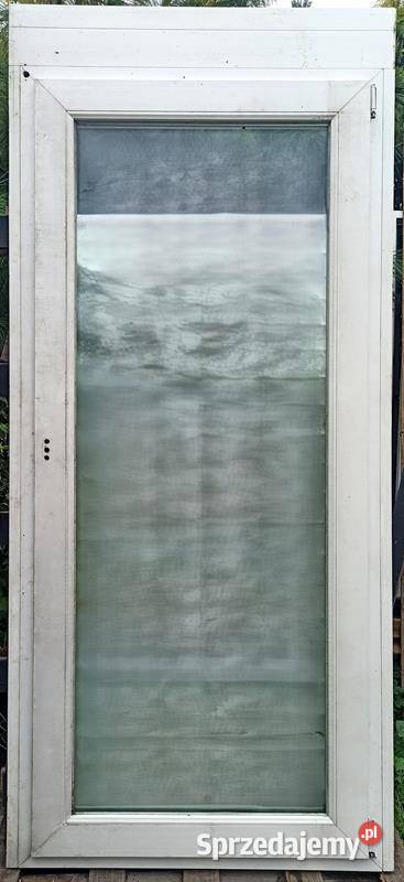 balkon 87x213 90 93 219223229 białe drzwi sprzedam