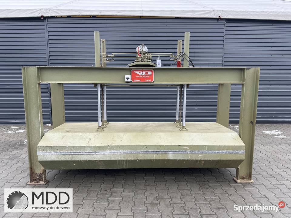 Prasa półkowa hydrauliczna BAIONI 2500x1200 mm Produkcja Łabuńki Pierwsze