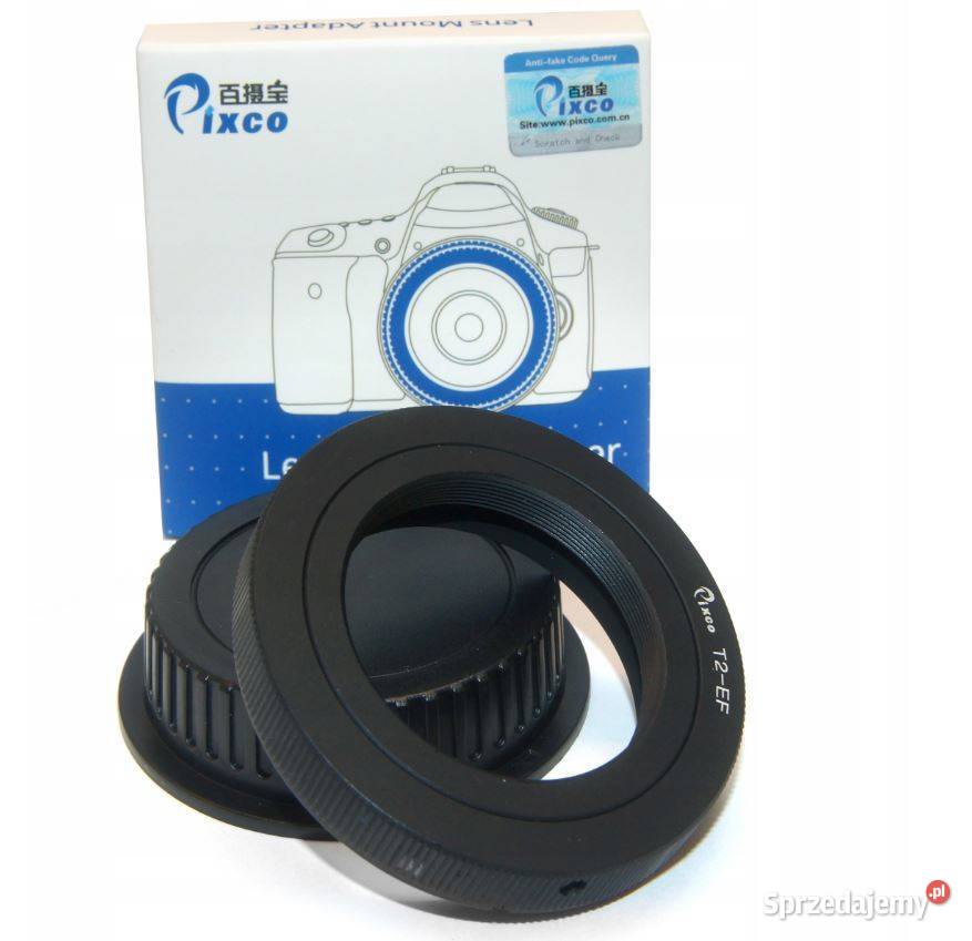 Adapter T2 na Canon EOS potwierdzenie AF EMF Pro