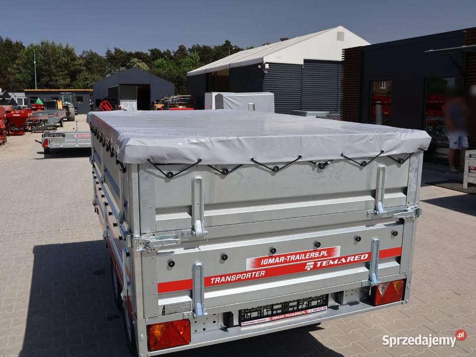 Przyczepka samochodowa TEMARED TRANSPORTER 25152 towarowe Burtowe i plandeki śląskie Gliwice