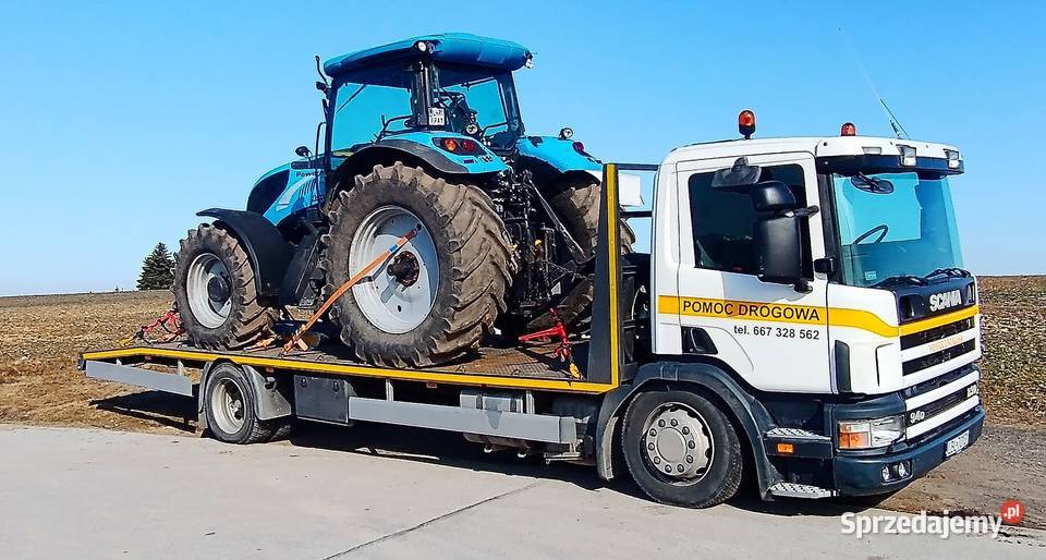 Pomoc drogowa laweta transport ciągnikówmaszyn Biłgoraj