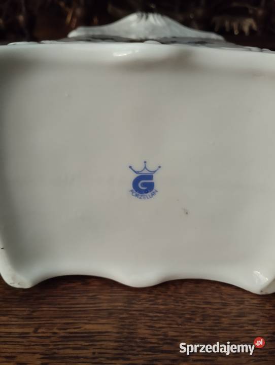 Porcelanowy duży pojemnik kuchenny wielkopolskie Mosina