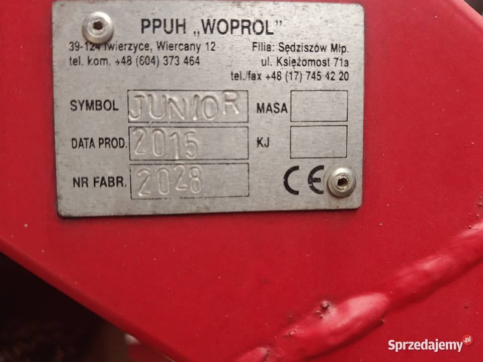 Sprzedam rozsiewacz Woprol Junior 1200 Mircze