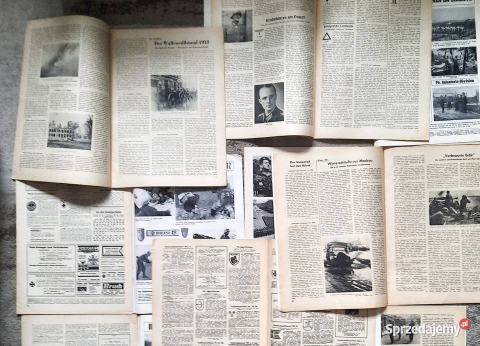 Stare Wojskowe Gazety Alte Kameraden x 9 Gliwice