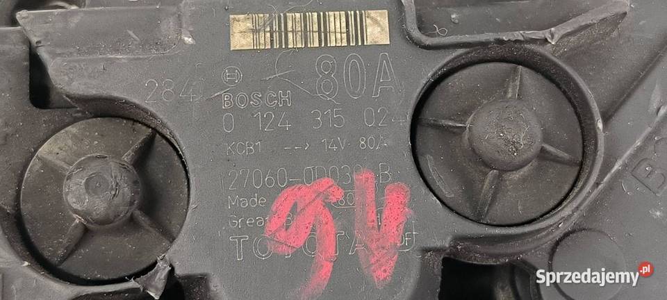 ALTERNATOR TOYOTA COROLLA E14 0124315024 Lipno