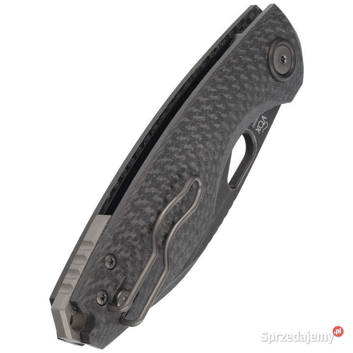 Nóż składany FOX Chilin Black Carbon Fiber Black mazowieckie
