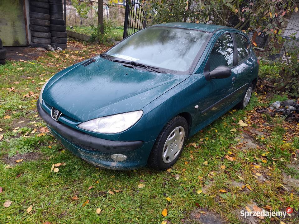 PEUGEOT 206 kolor zielony przód maska zderzak Kielce