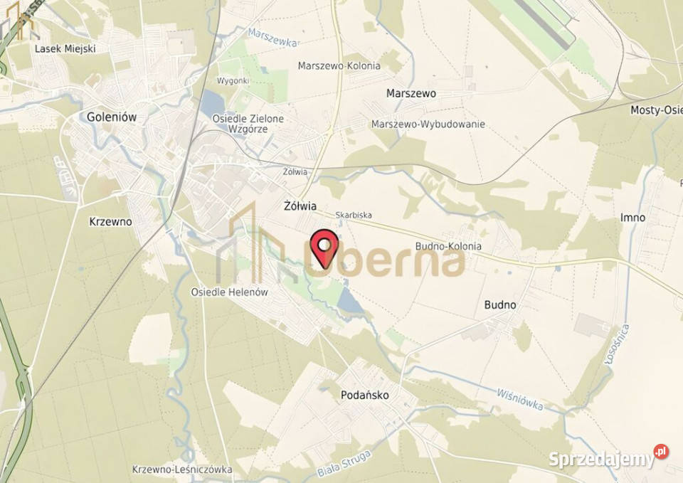 Kompleks działek Potokiem Goleniów