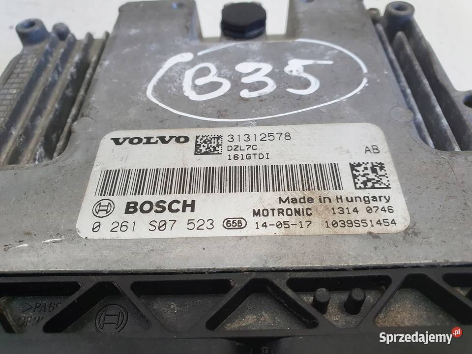 Volvo S60 II 16 T2 STEROWNIK SILNIKA 0261S07523 Chełm sprzedam