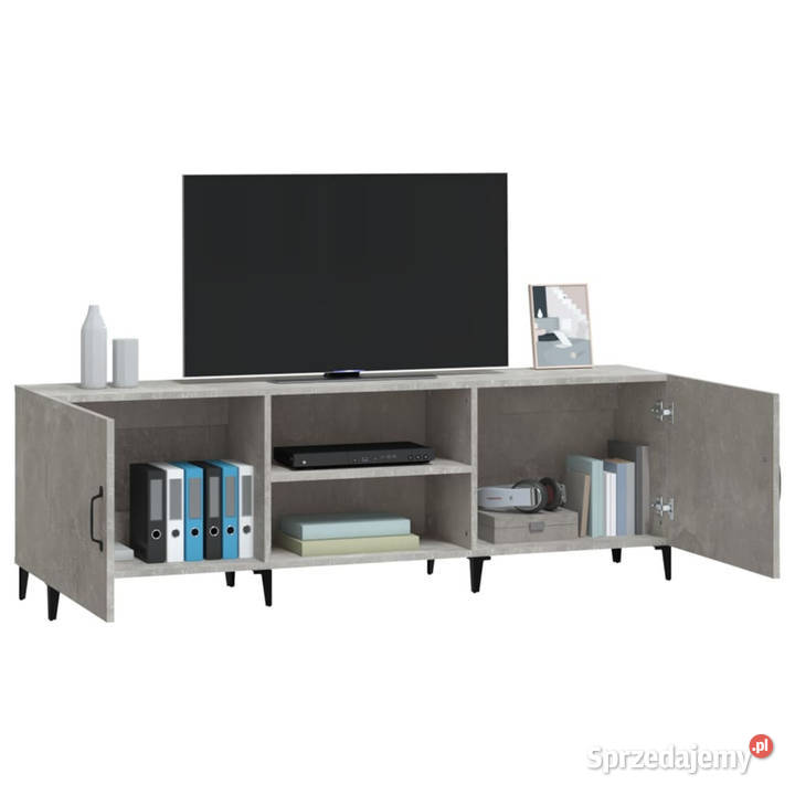 Szafka pod TV szarość betonu 150x30x50 WM812631 Warszawa