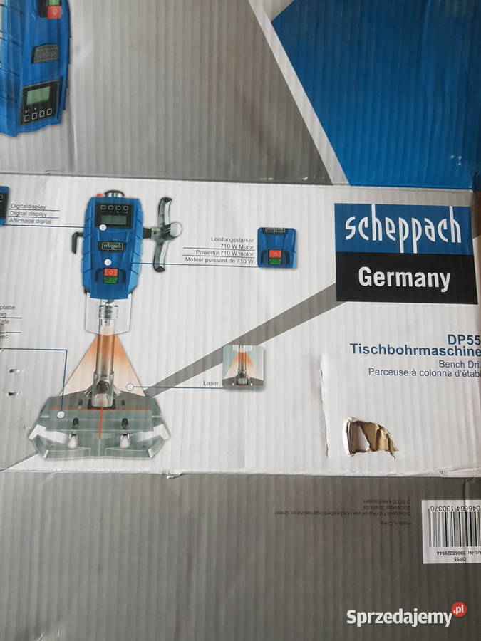 Wiertarka stołowa Scheppach DP55 710 wat 13 mm Głogowa