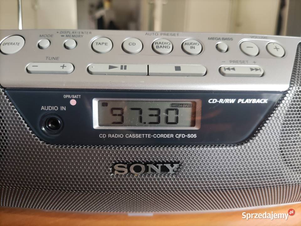 Radiomagnetofon CD SONY Powystawowy Zamość