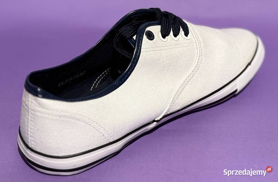 Białe męskie trampki rozmiar 46 28 Żyrardów
