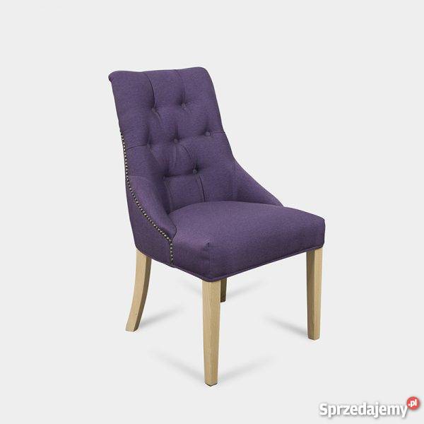 Krzesło krzesła z kołatką tapicerowane Hampton