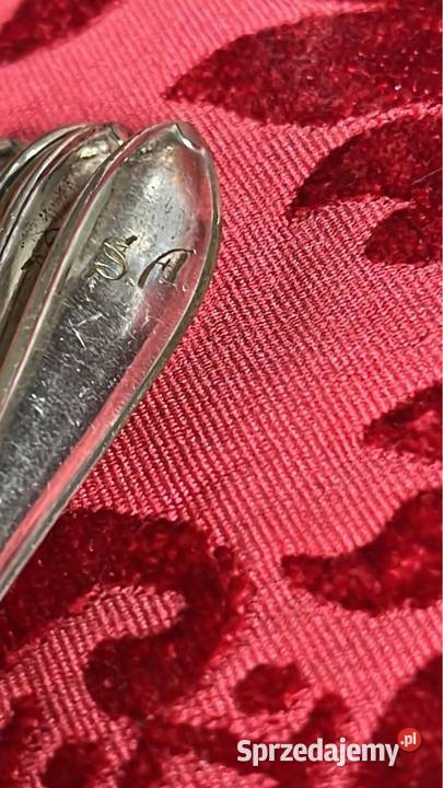 Platerowe łyżeczki Sygnowane punce Komplet 6 Gdańsk