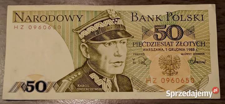 Banknot o nominale 50 złotych opolskie Opole sprzedam