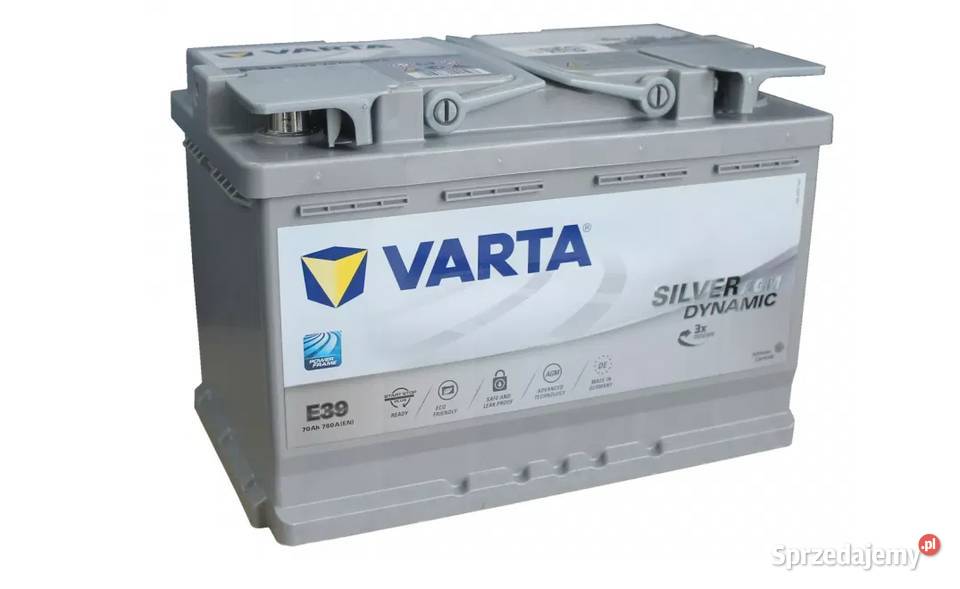 Akumulator Varta Silver Dynamic Agm E39 70Ah760A osobowe Układ elektryczny Pruszków sprzedam