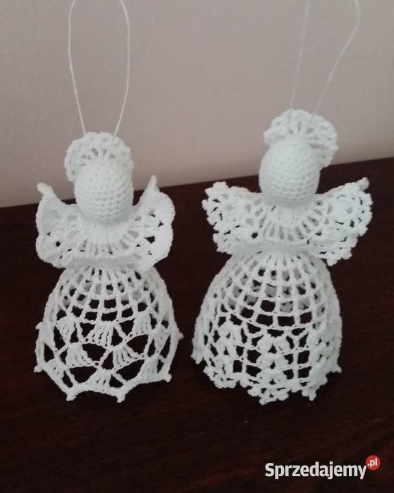 Aniołek szydełkowy aniołki na szydełku biały Jaworzno